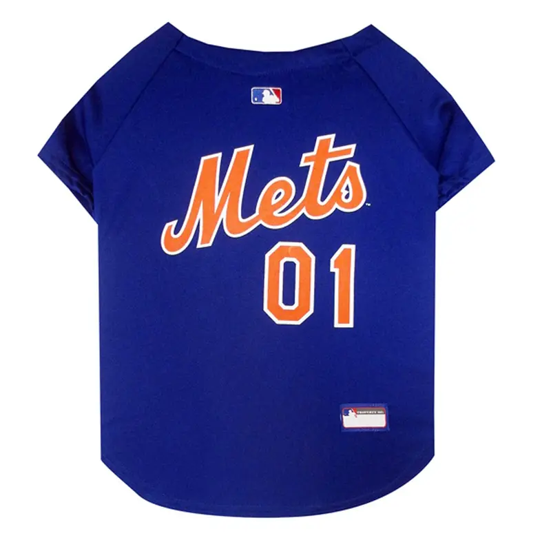 New York Mets Officially Licensed Dog Jersey - Blue