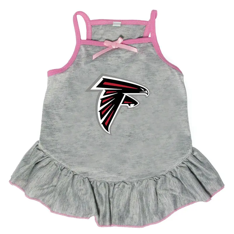 Little Earth Atlanta Falcons Dog Dress - Gray