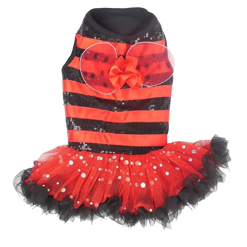 Pawpatu Ladybug Dog Dress