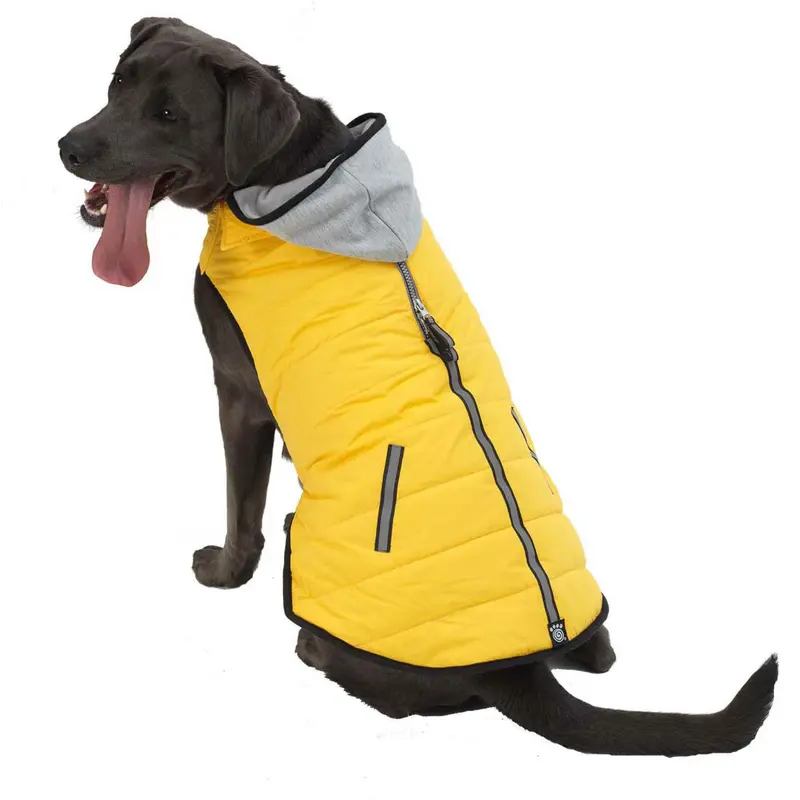 Petrageous Stowe Puffer Dog Coat - Yellow