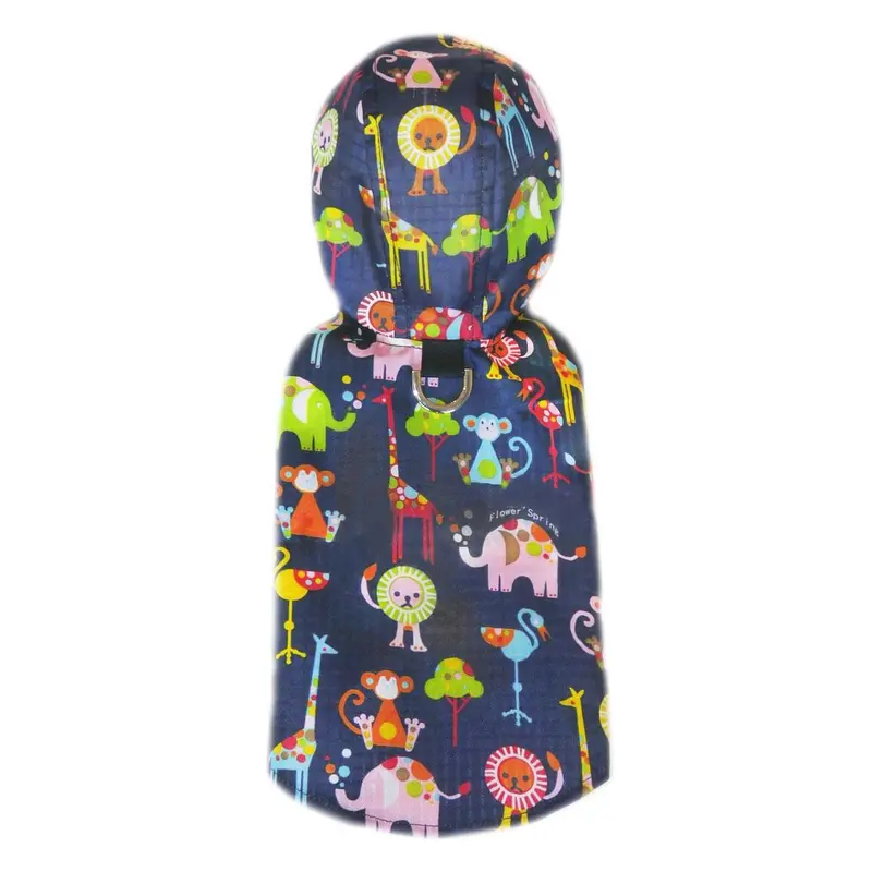 Pooch Outfitters Zootopia Dog Raincoat - Navy Blue