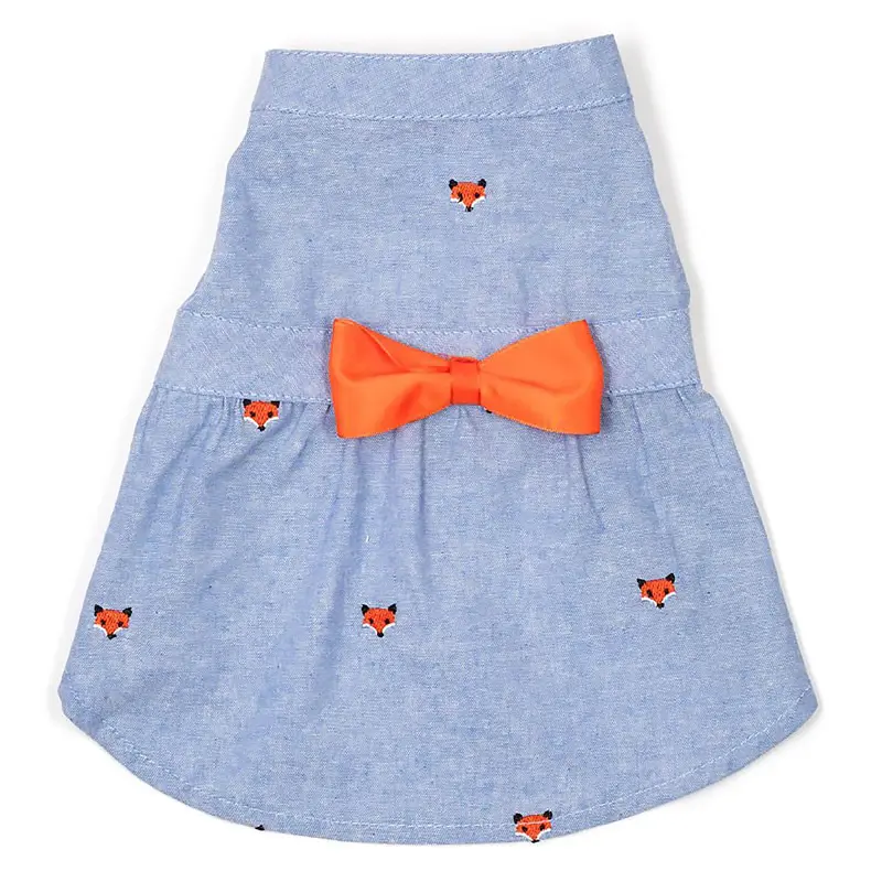 Worthy Dog Chambray Foxy Dog Dress