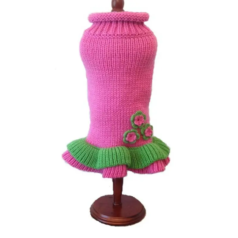 Dallas Dogs Girly Girl Dog Sweater Dress