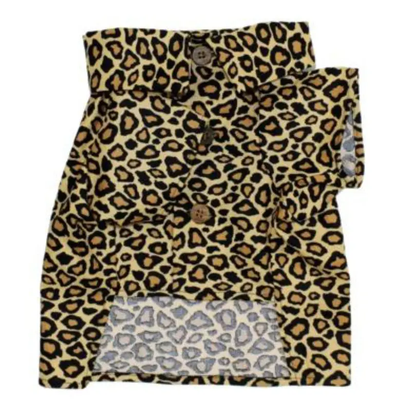 Dog Threads Feline Fancy Dog Shirt - Leopard Print