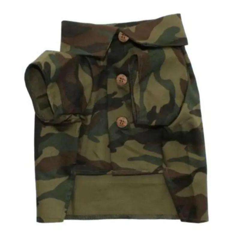 Dog Threads Huntsman Dog Shirt - Camo Print