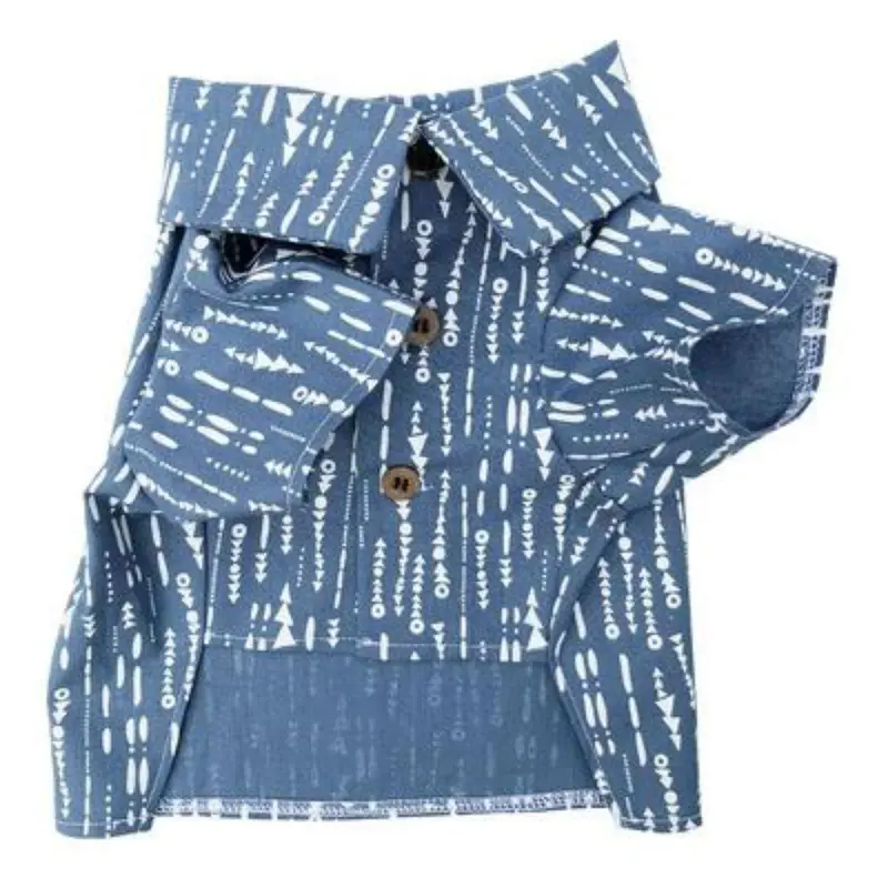 Dog Threads Riviera Chambray Dog Shirt