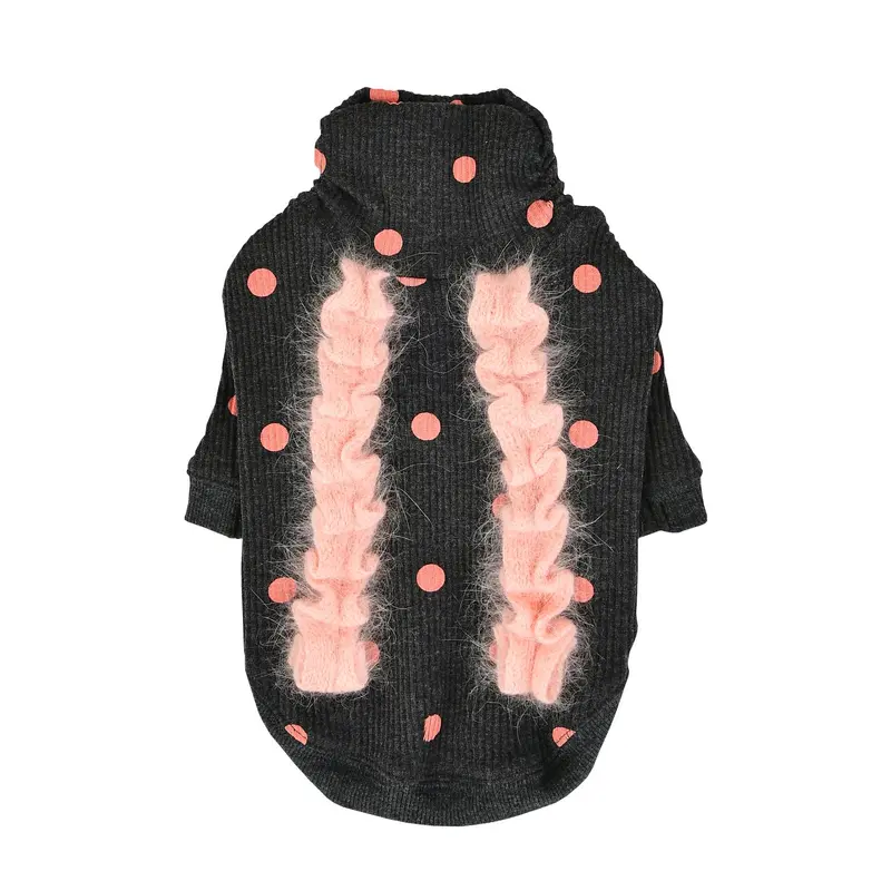 Eliza Dog Shirt by Pinkaholic - Charcoal Gray