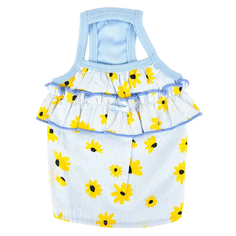 Arabis Dog Tank Dress by Pinkaholic - Sky Blue