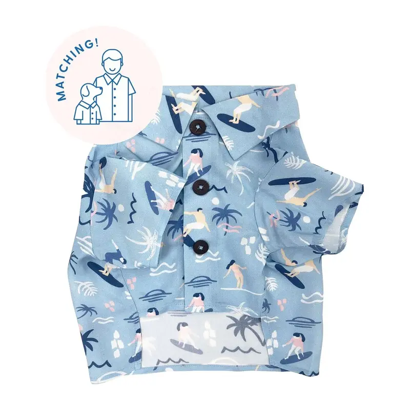 Dog Threads Surfs Up BBQ Dog Shirt