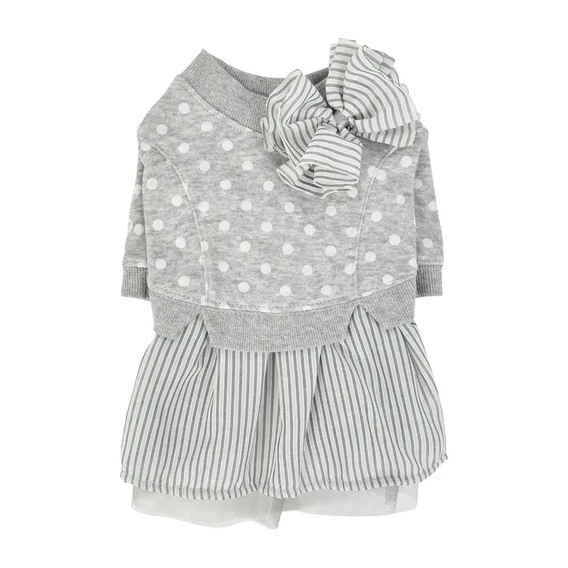 Ensley Dog Dress by Pinkaholic - Gray
