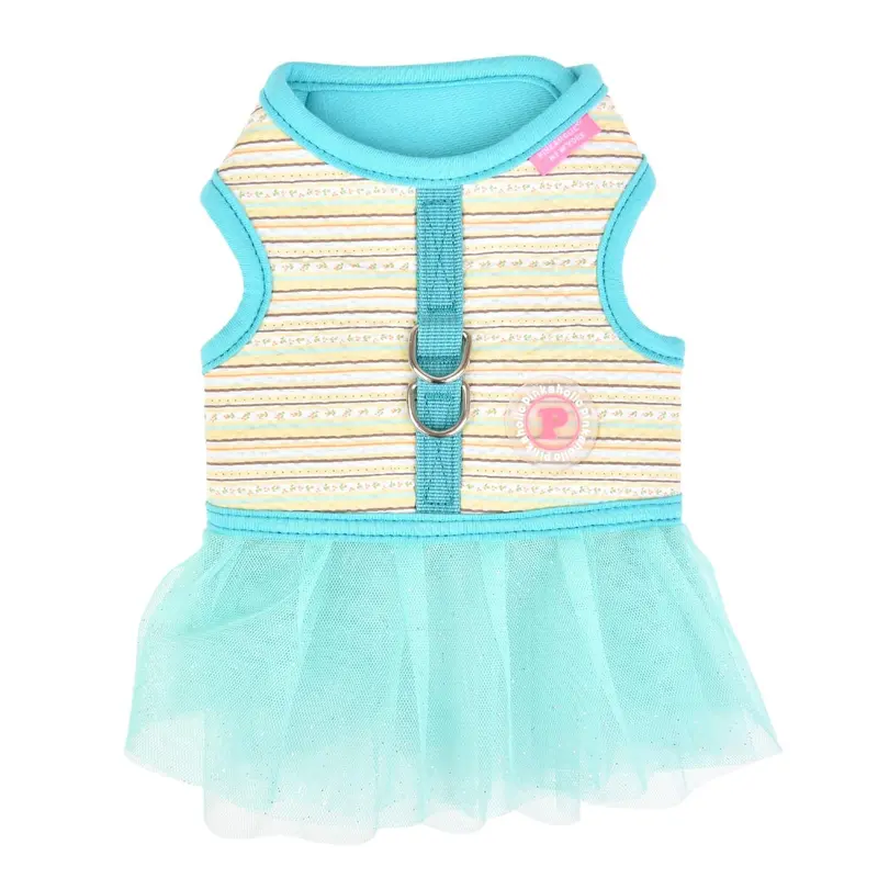 Joie Flirt Dog Harness Dress by Pinkaholic - Aqua