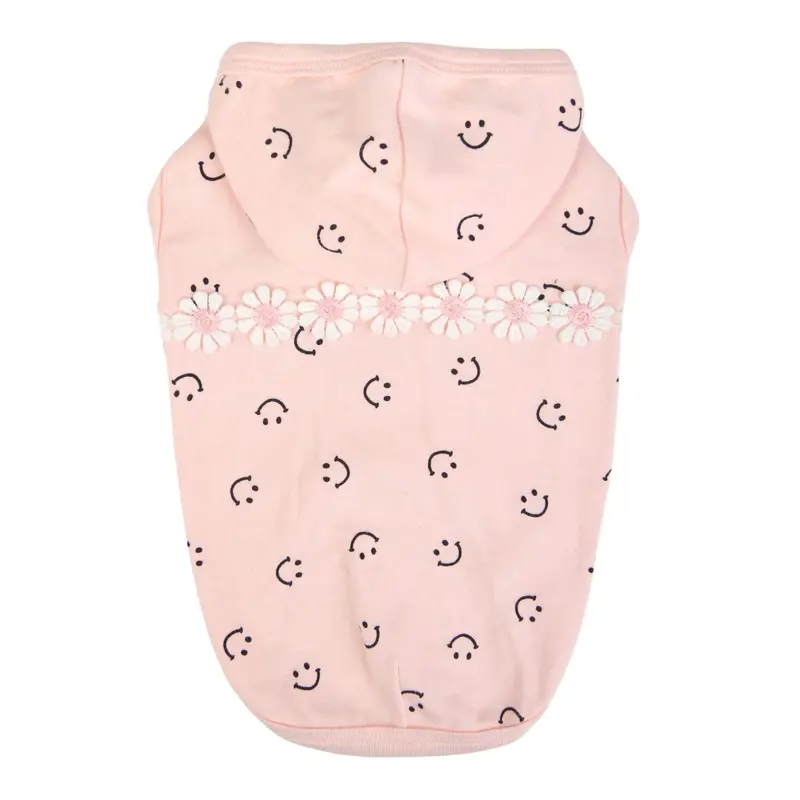Leta Hooded Dog T-Shirt by Pinkaholic - Pink