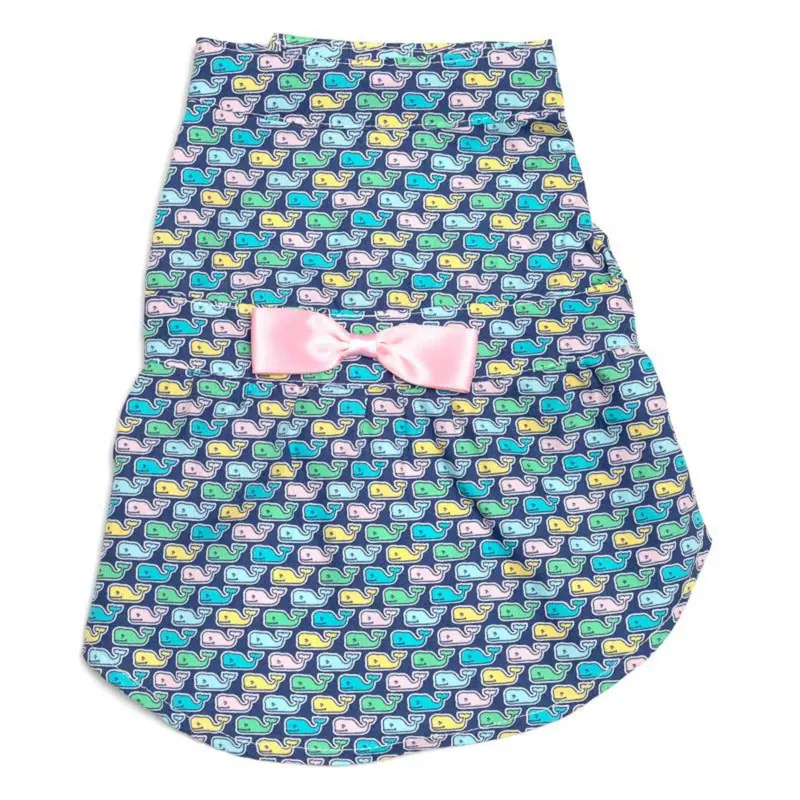 Worthy Dog Multi-Whales Dog Dress