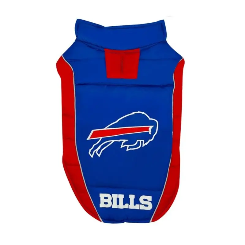 Buffalo Bills Puffer Dog Vest by Pets First