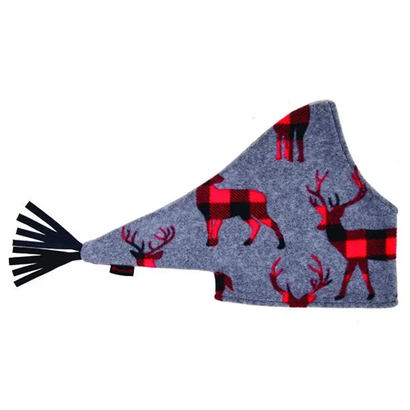 Muttluks MuTTuque Dog Snood - Reindeer Red Plaid