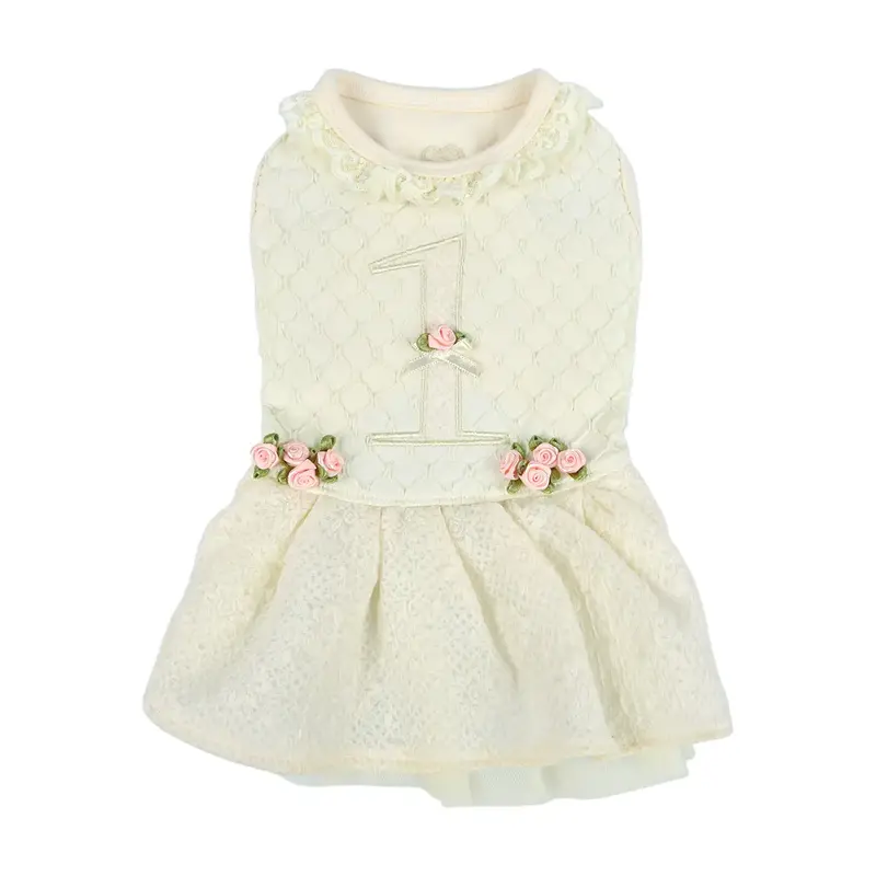 Pinkaholic Majesty Diamond Dog Dress - Ivory