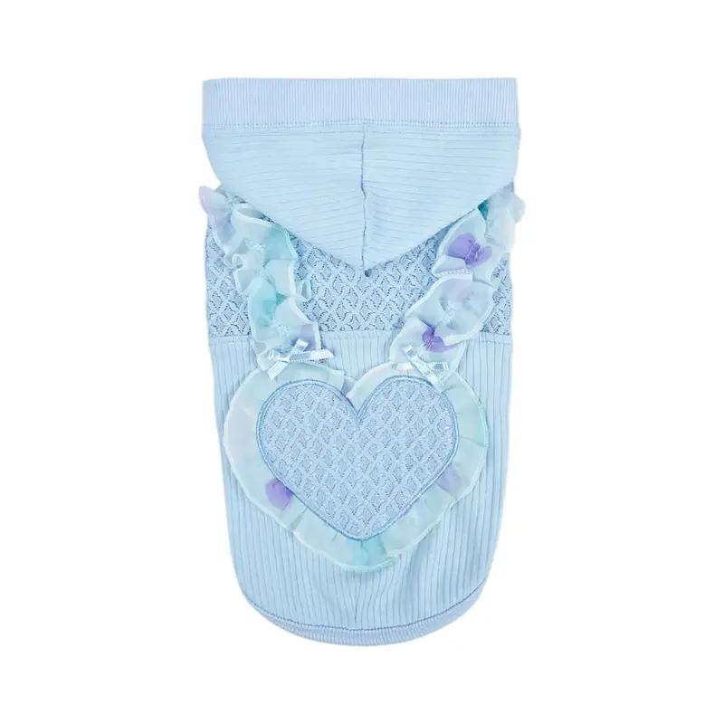 Pinkaholic Tiana Hooded Dog Shirt - Sky Blue