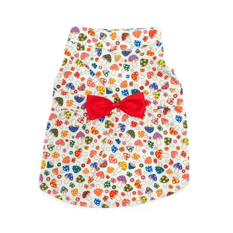 Worthy Dog Mushrooms Dog Dress