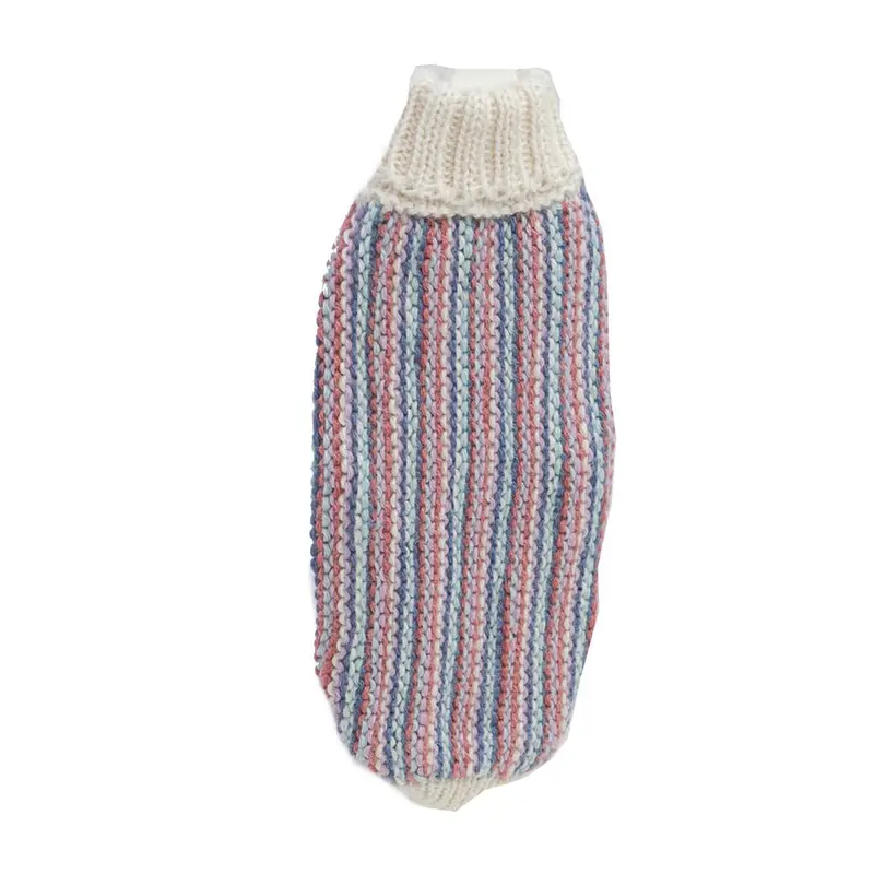 Alqo Wasi Popcorn Alpaca Dog Sweater - Candy