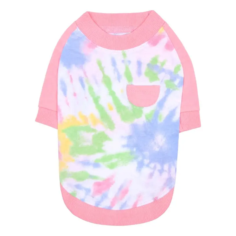 Puppia Keanu Tie-Dyed Dog Shirt - Pink