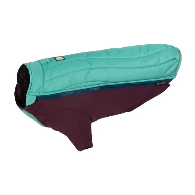RuffWear Powder Hound Dog Jacket - Aurora Teal