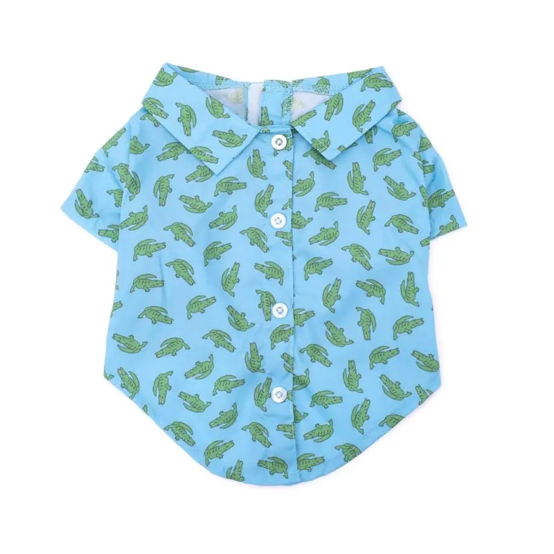 Worthy Dog Al the Gator Dog Shirt - Blue