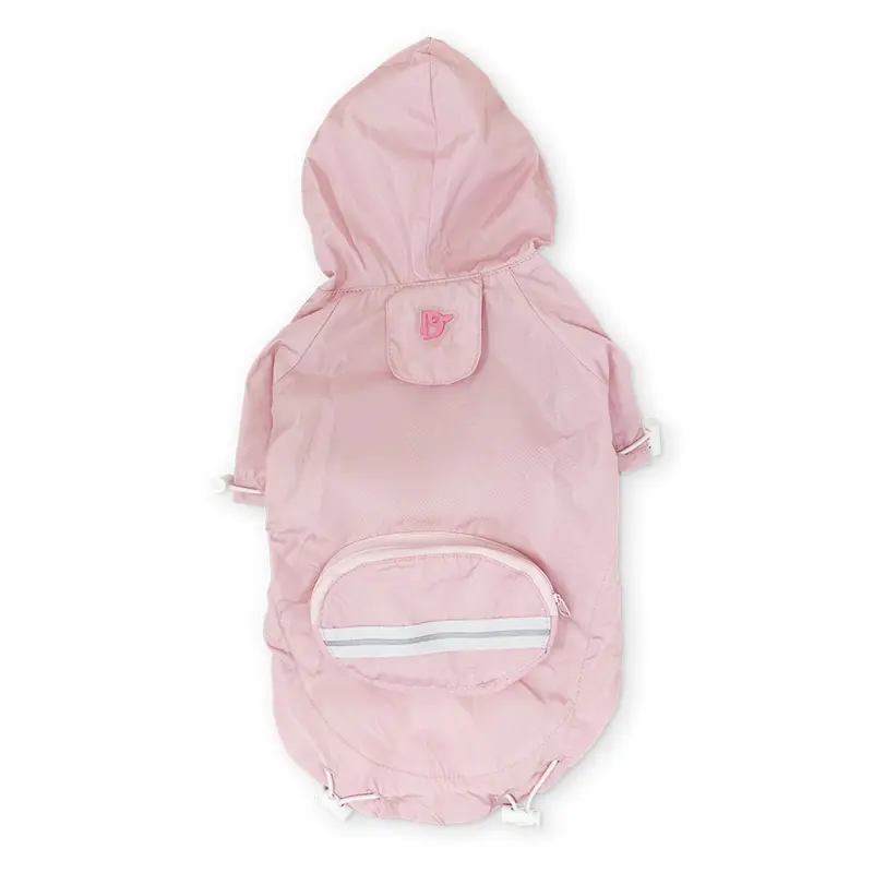 DOGO Pocket Dog Raincoat - Pastel Pink