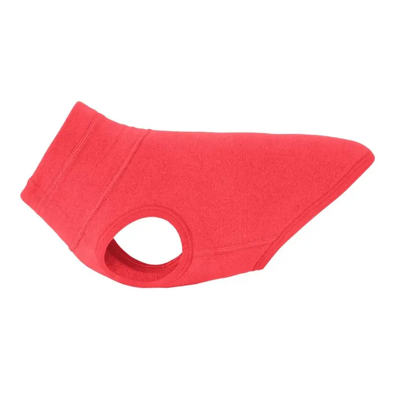 Gooby Microfiber Stretch Fleece Dog Vest - Tomato Red