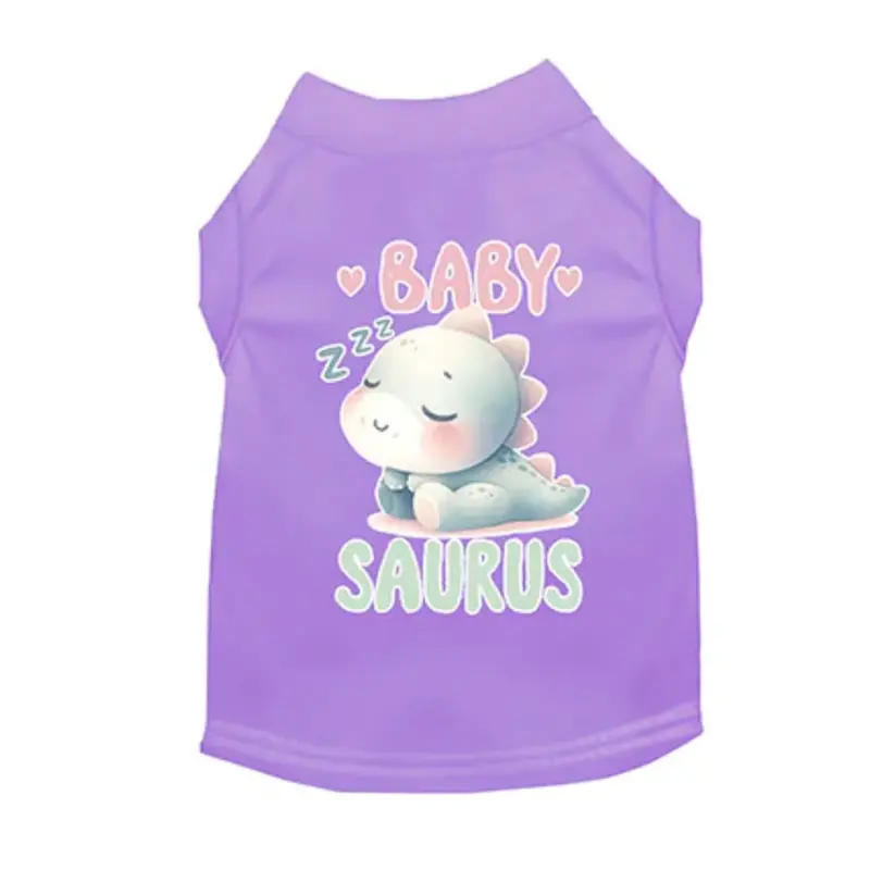 Mirage Babysaurus Dog Shirt - Lavender