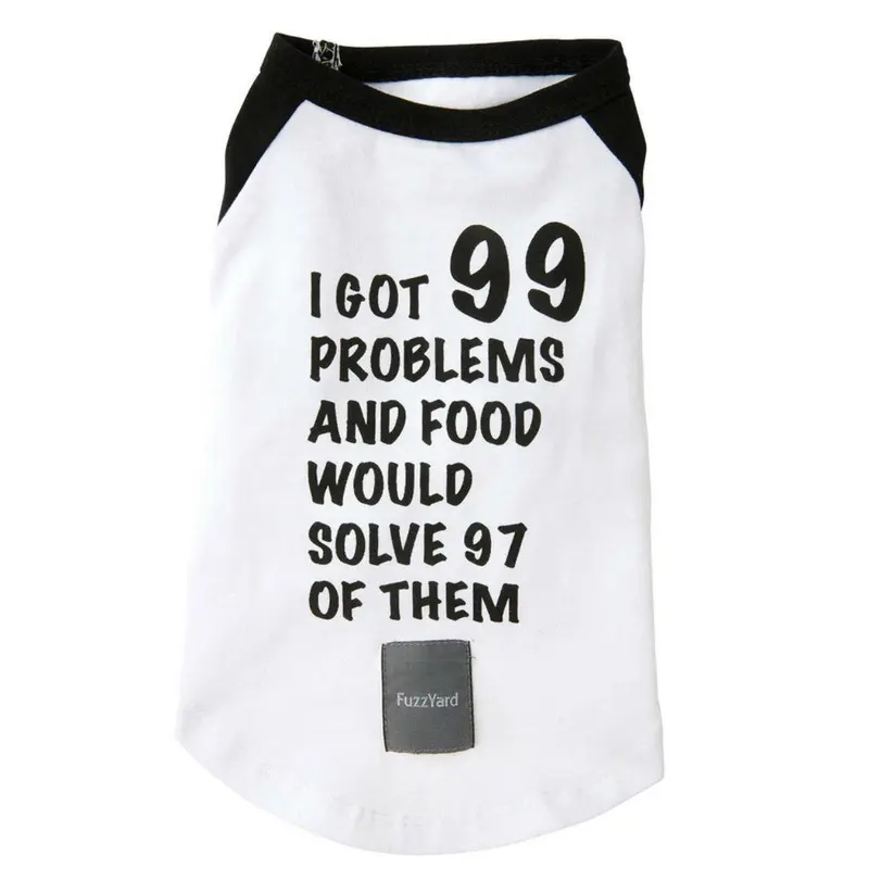 FuzzYard 99 Problems Dog T-Shirt