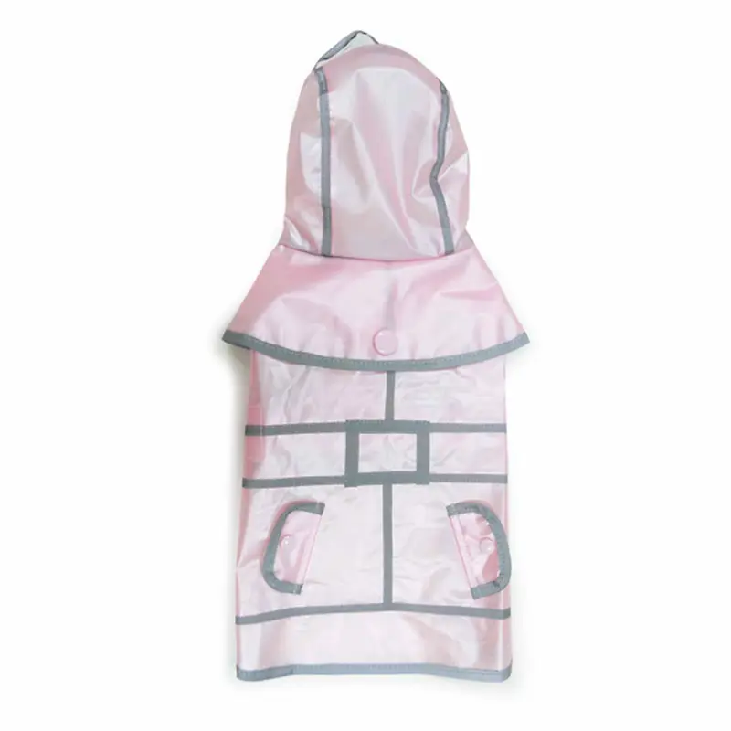 Jelly Dog Raincoat by Dogo - Pink