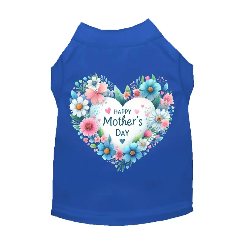 Mirage Sweet Mothers Day Cat & Dog Shirt - Blue