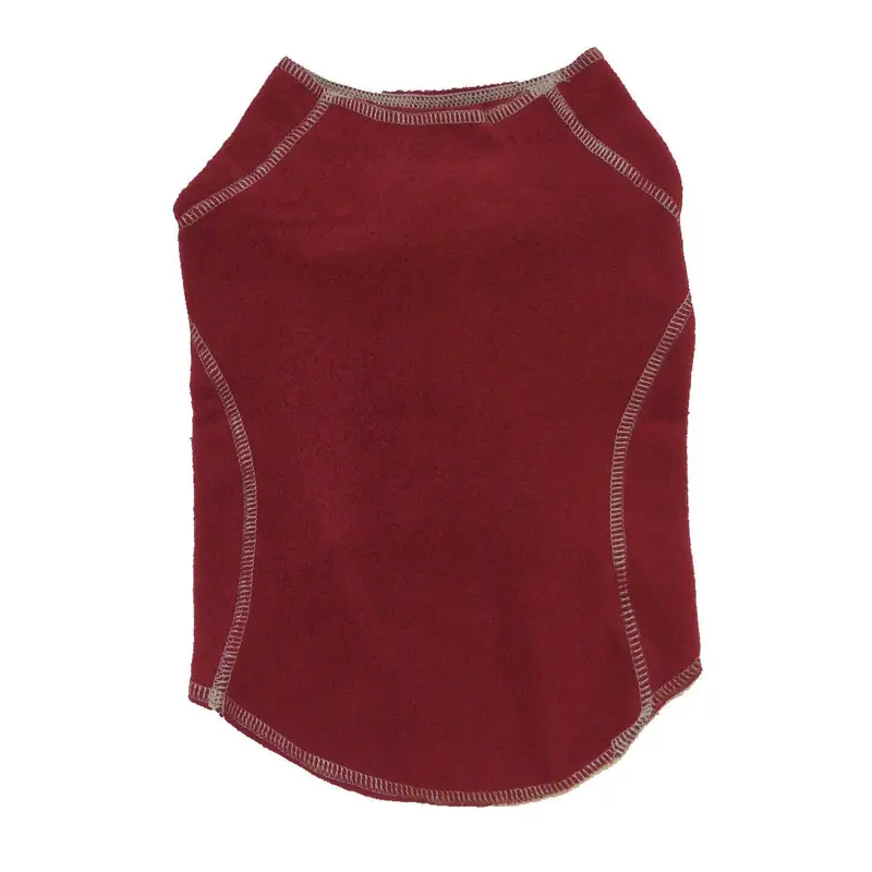 My Canine Kids Fleece Jumper Dog Sweater - Burgundy