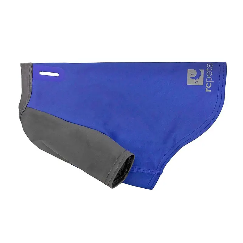 Solis UV Coverup Dog Shirt by RC Pets - Electric Blue/Charcoal
