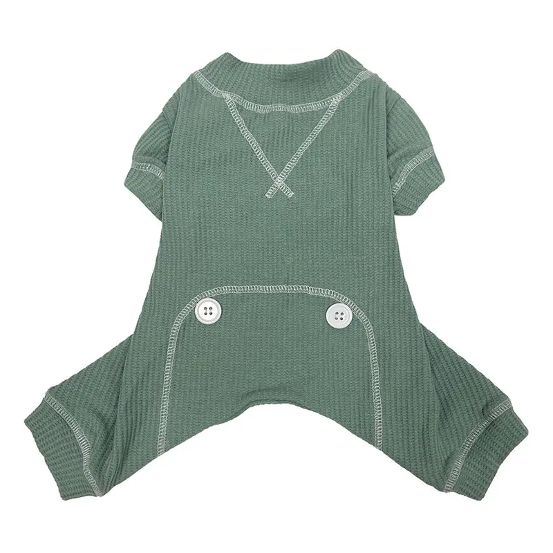 foufou Dog Thermal Dog Pajamas - Teal