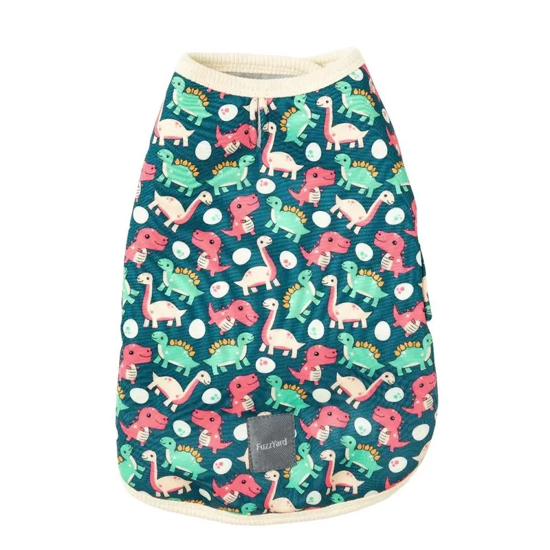 FuzzYard Dinosaur Land Wrap Dog Vest