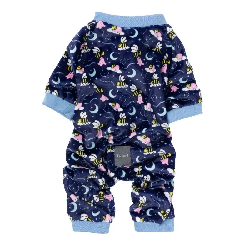 FuzzYard Dog Pajamas - Off To The Moon Blue