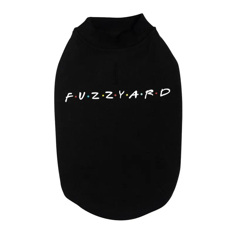 FuzzYard Furrends Dog Sweater - Black