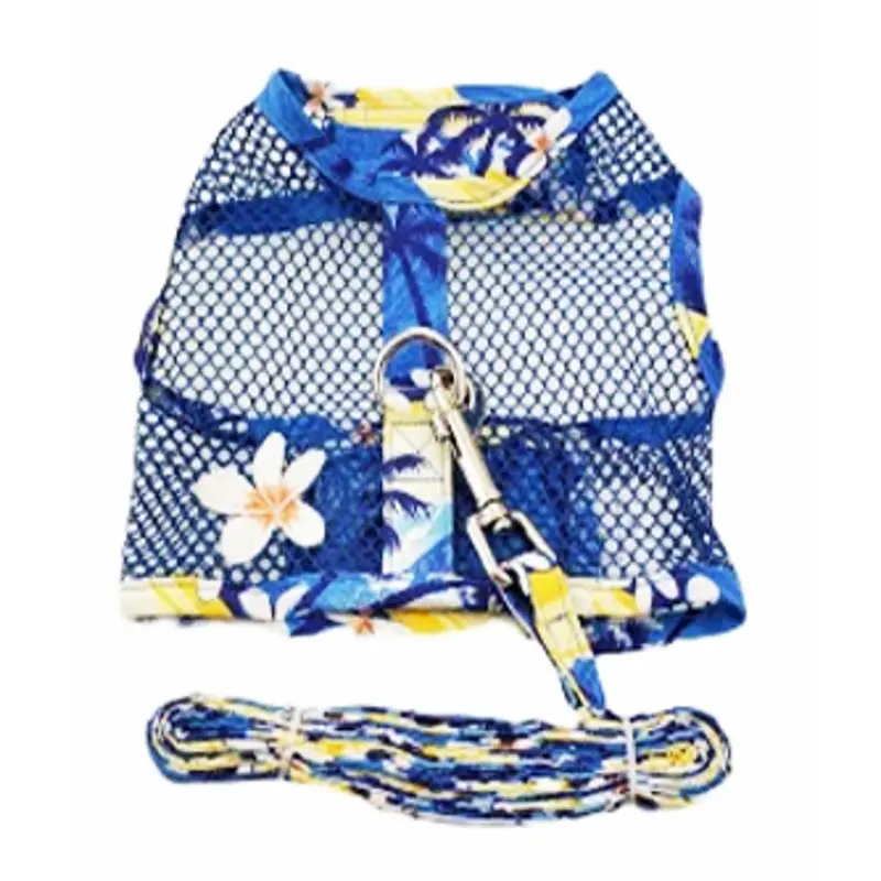 Cool Mesh Dog Harness with Leash by Doggie Design - Catching Waves