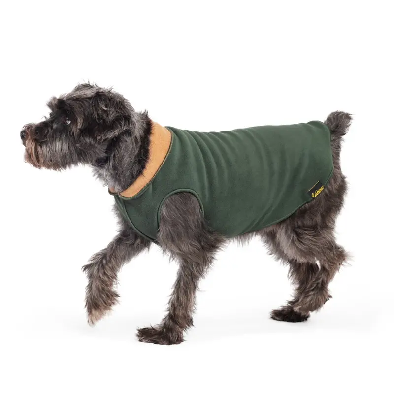 Gold Paw Duluth Double Reversible Fleece Dog Jacket - Hunter Green/ Chipmunk