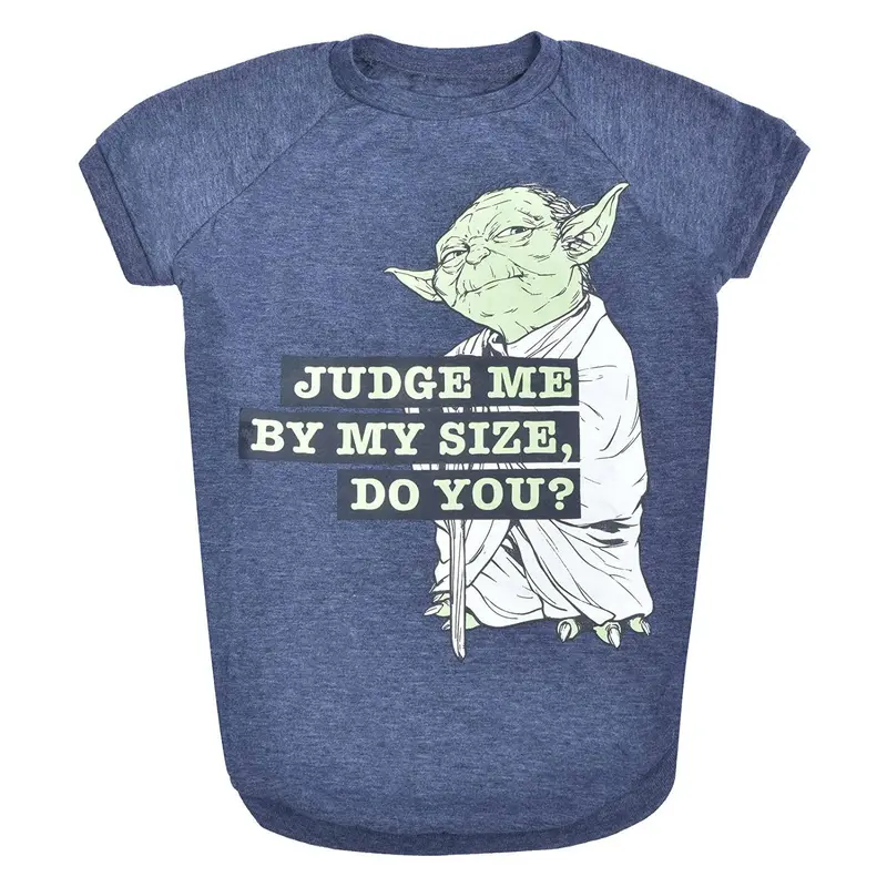 Star Wars Yoda Dog Shirt - Judge Me By My Size