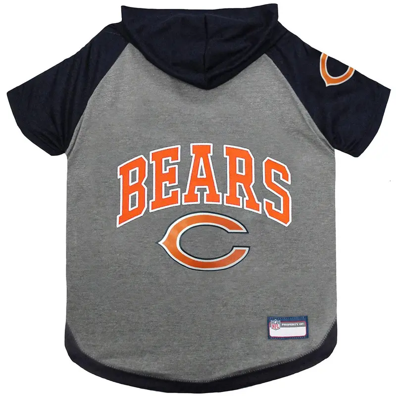 Chicago Bears Hooded Dog T-Shirt