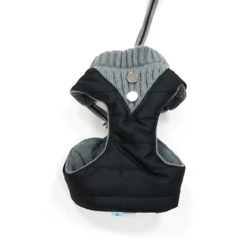 EasyGO Puffer Dog Harness - Black