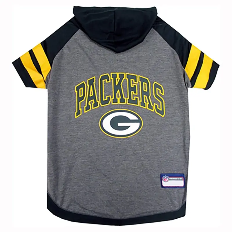 Green Bay Packers Hooded Dog T-Shirt