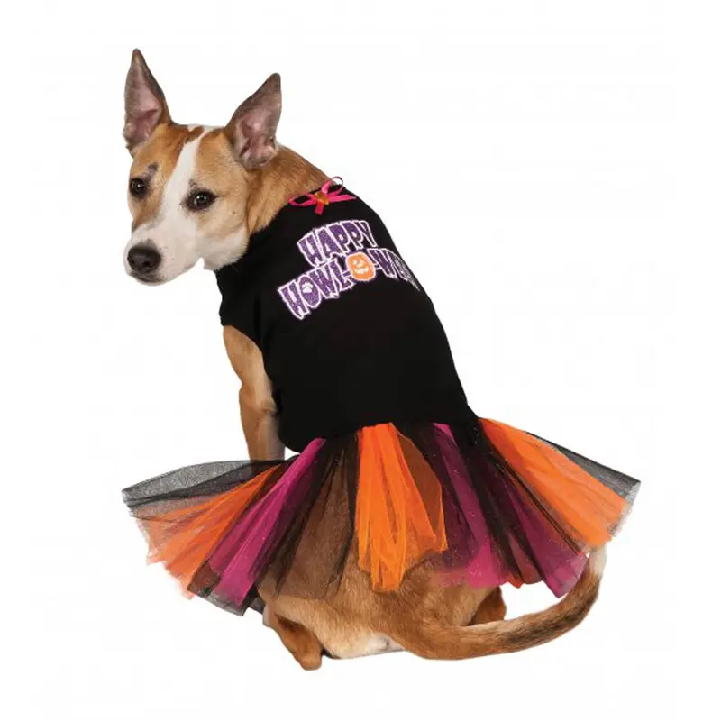 Happy HOWL-O-WEEN Tutu Dog Dress