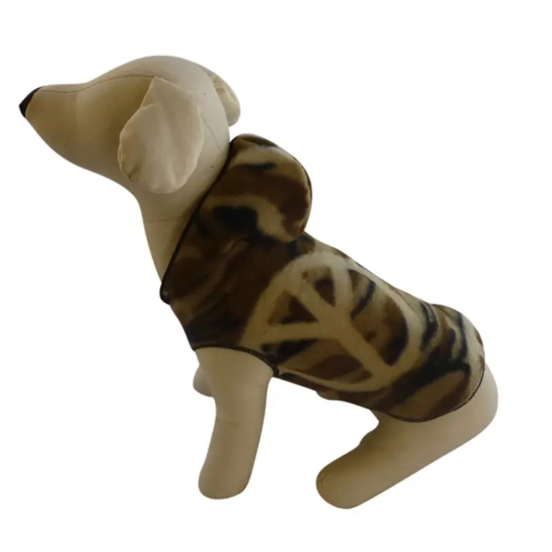 I See Spot Camouflage Peace Hooded Dog Pullover