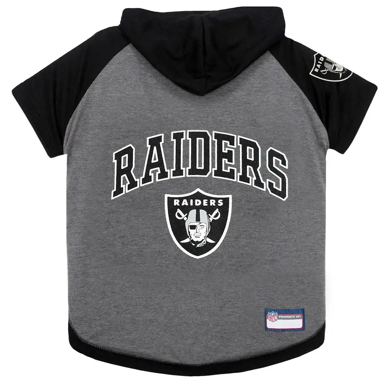 Las Vegas Raiders Hooded Dog T-Shirt