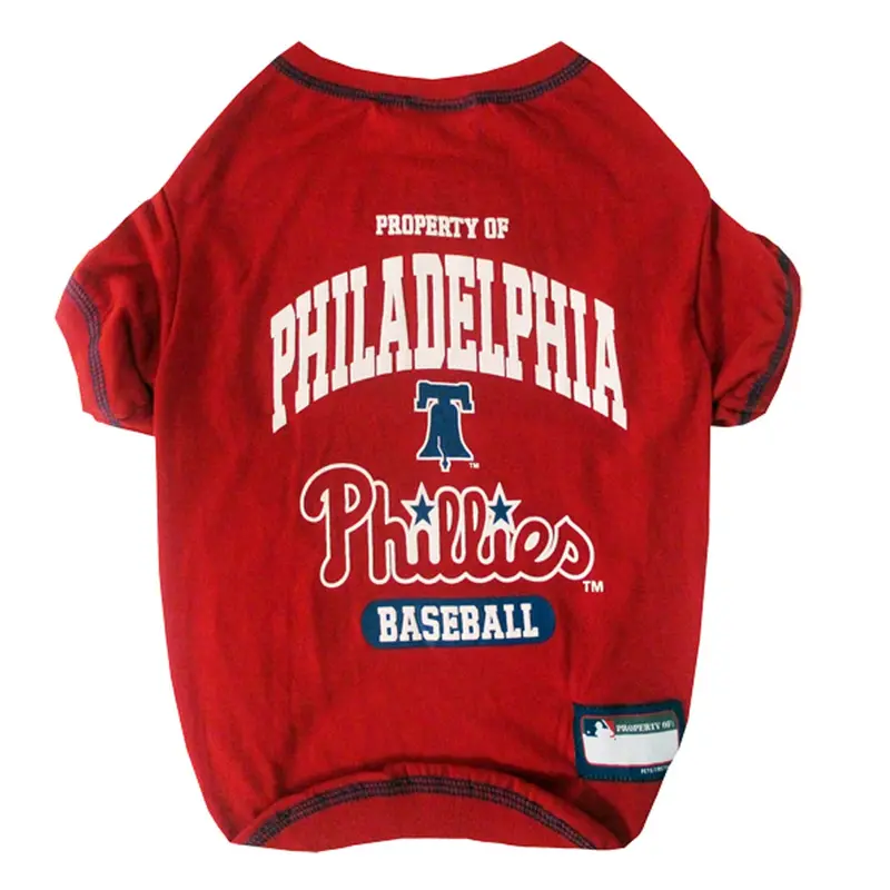 Philadelphia Phillies Dog T-Shirt - Red