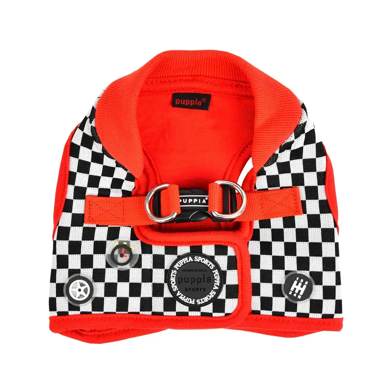Racer Vest Dog Harness by Puppia - Red