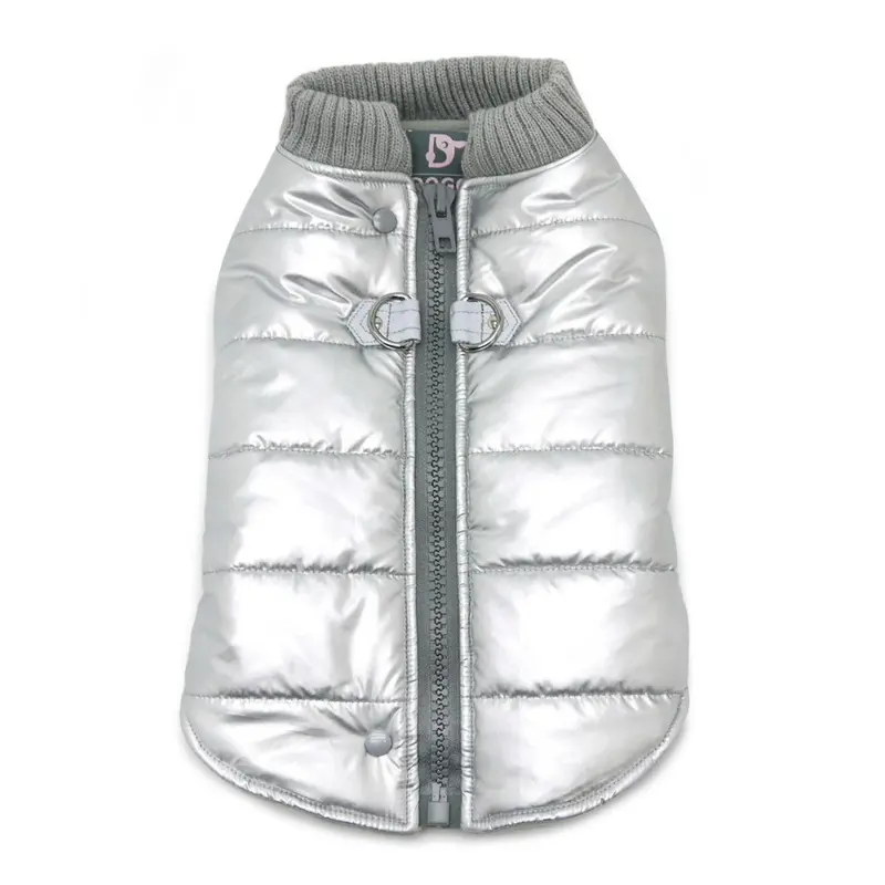Runner Dog Coat by Dogo - Silver